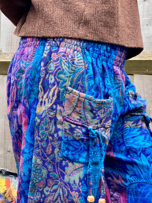 Cosy Warm Winter Blanket Trousers - Hyacinth