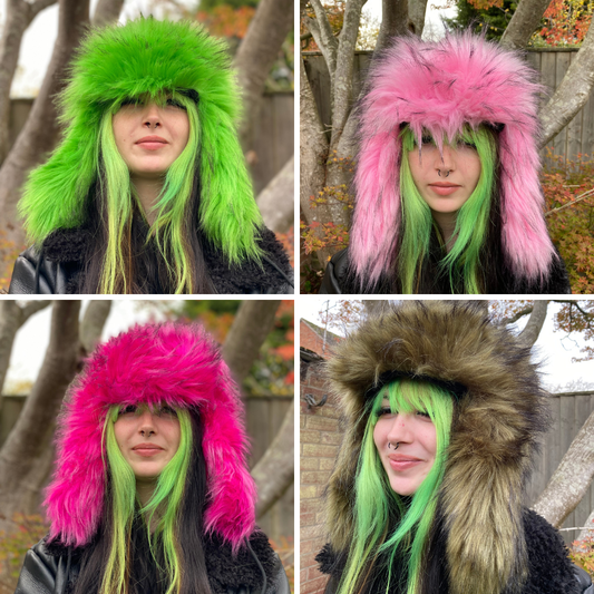 Warm Faux Fur Massive Mink Trapper Hat