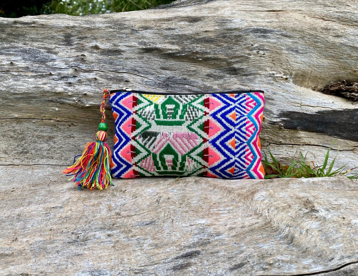 Upcycled Hand-loomed Purse - Mangrove