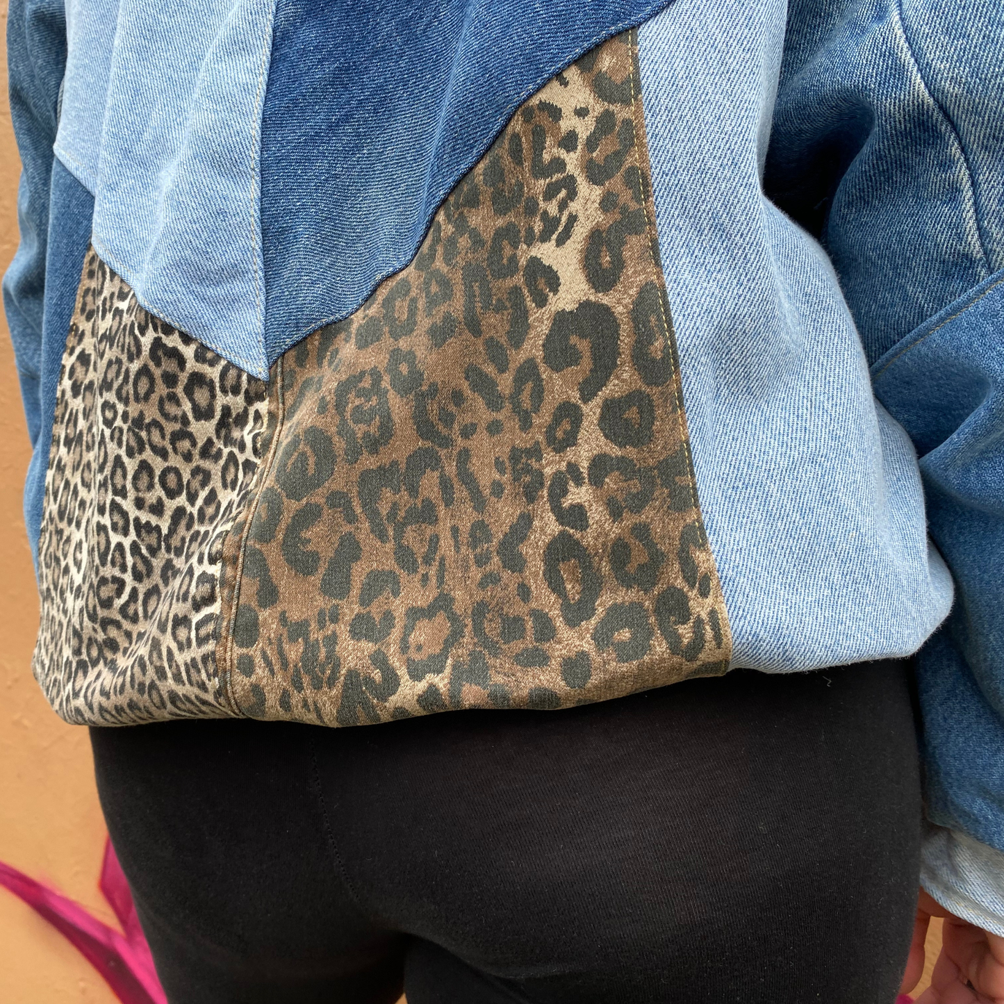 Reworked Denim Patchwork Jacket Carhartt-Style 2