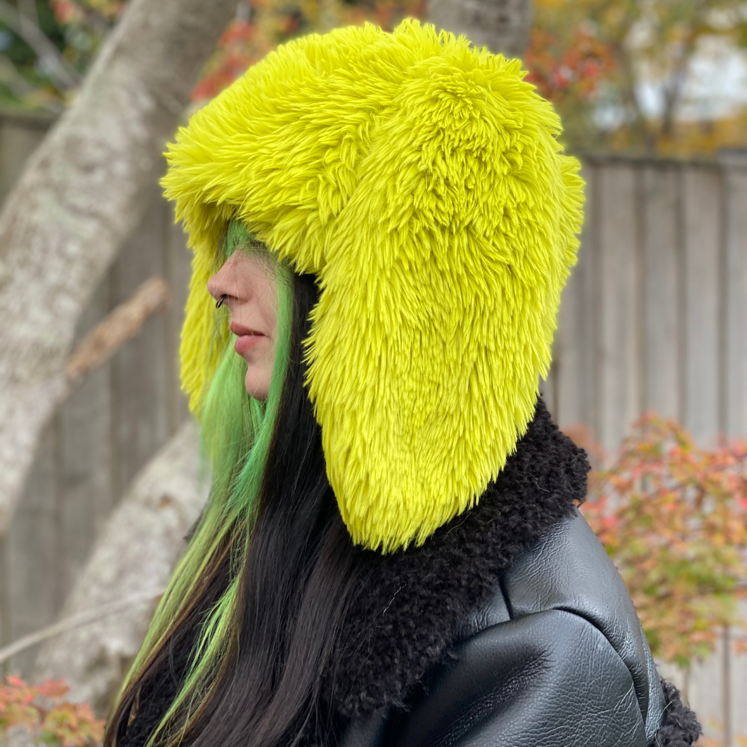 Warm Fluffy Floppy Rabbit Hat