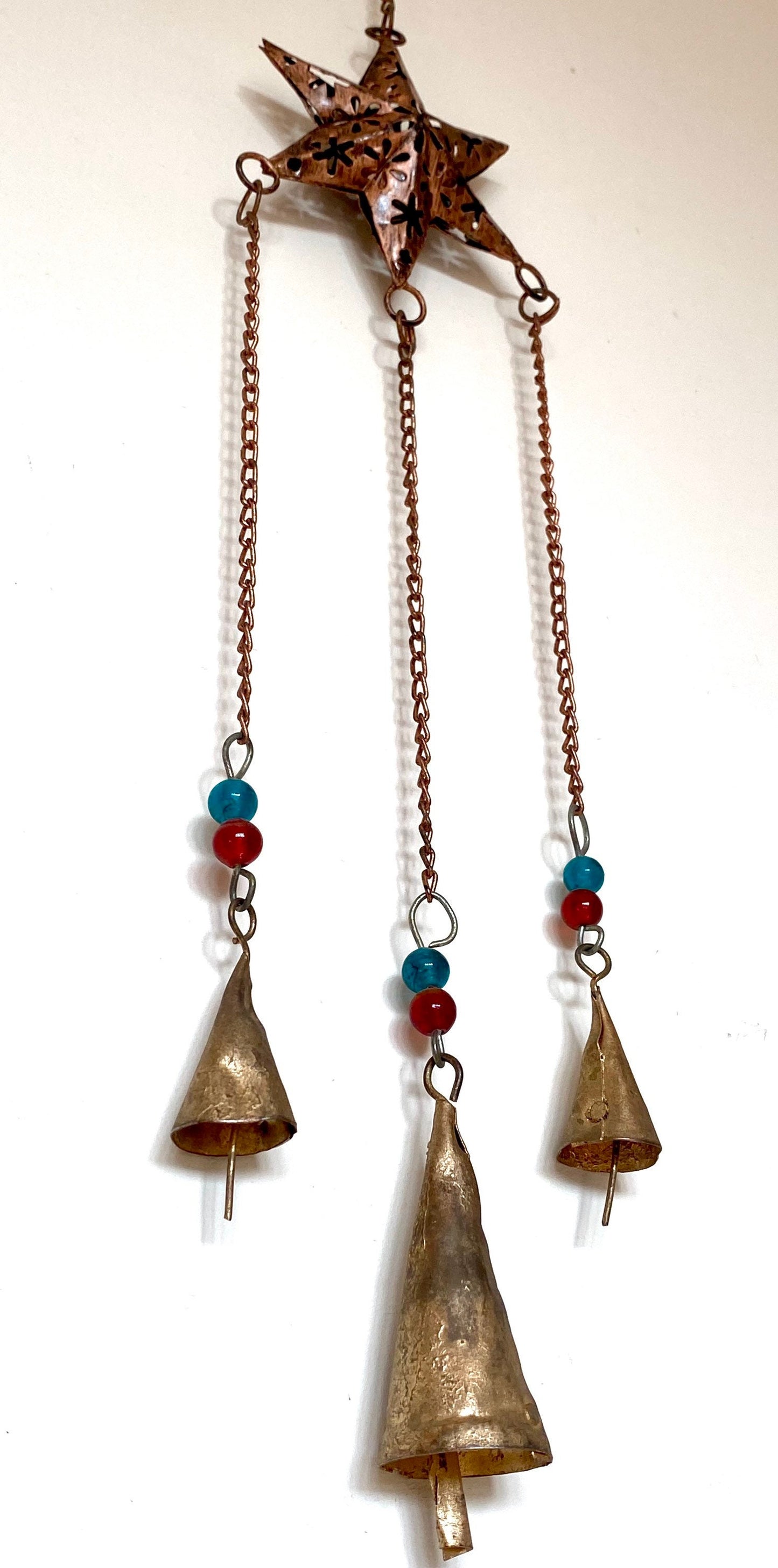 Hanging Brass Star Wind Chime