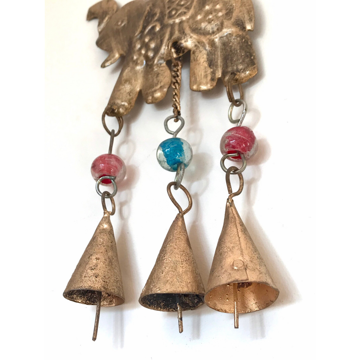 Hanging Brass Elephant Wind Chime