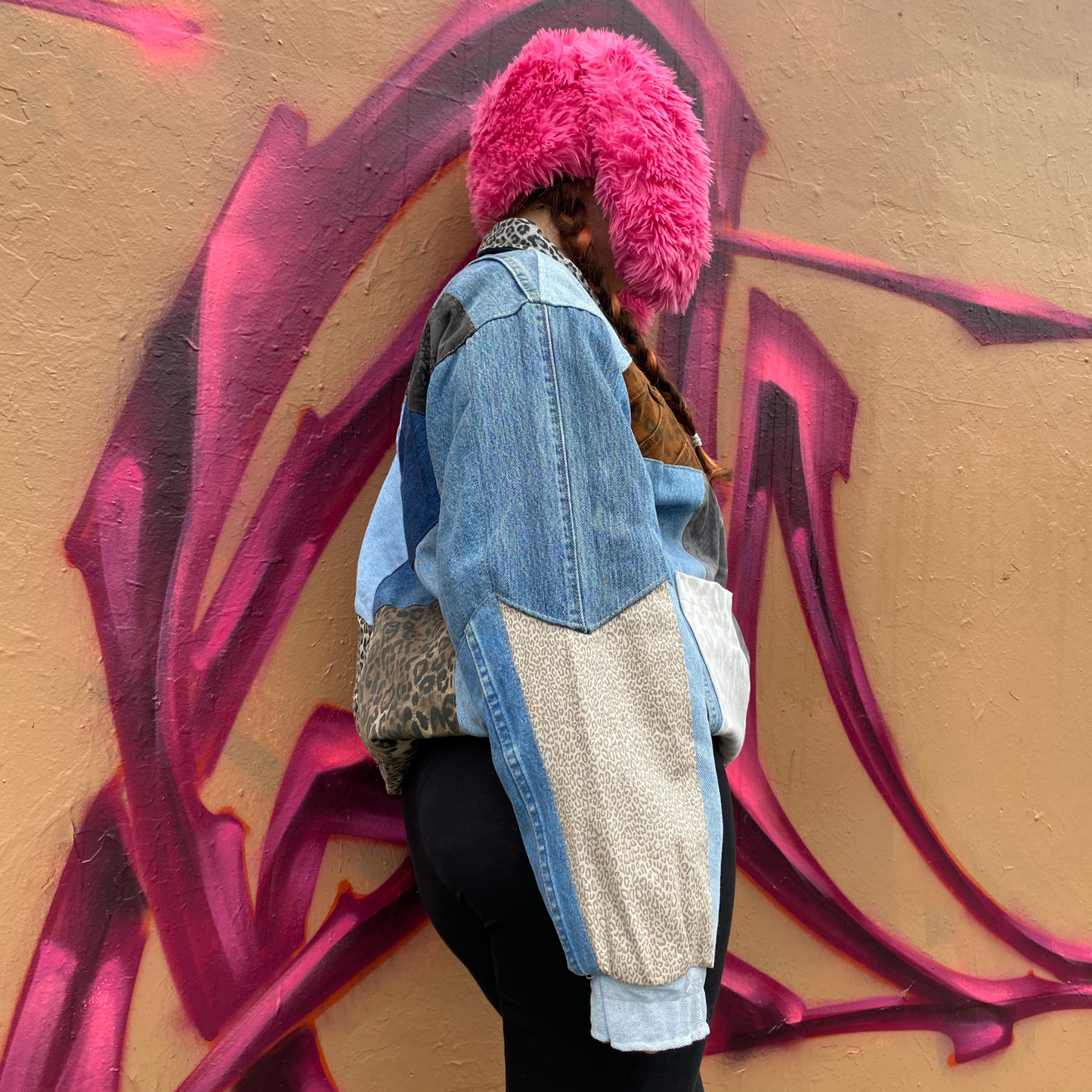 Reworked Denim Patchwork Jacket Carhartt-Style 2