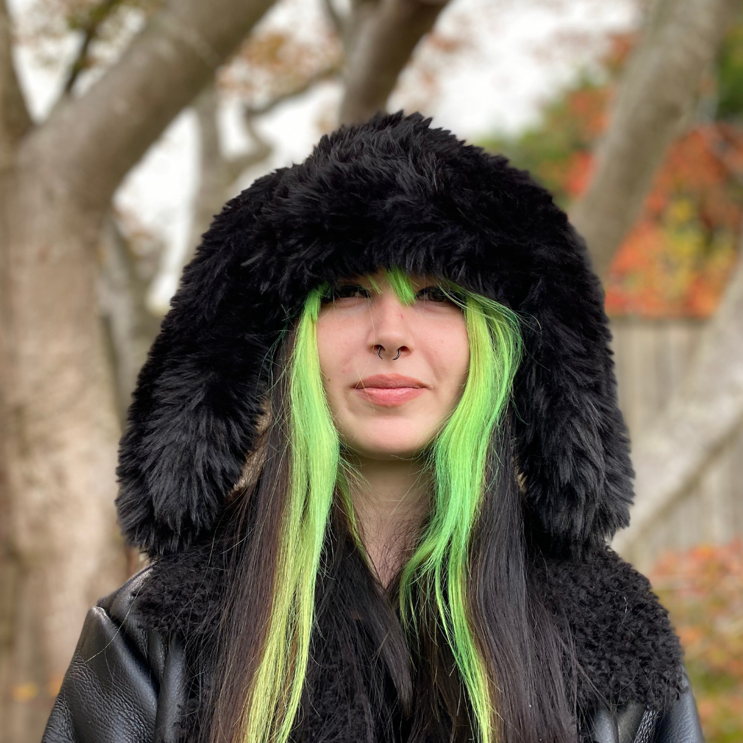 Warm Fluffy Floppy Rabbit Hat