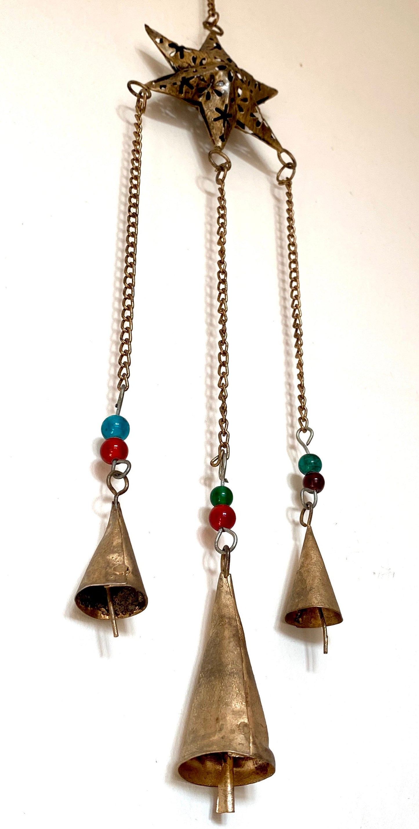 Hanging Brass Star Wind Chime