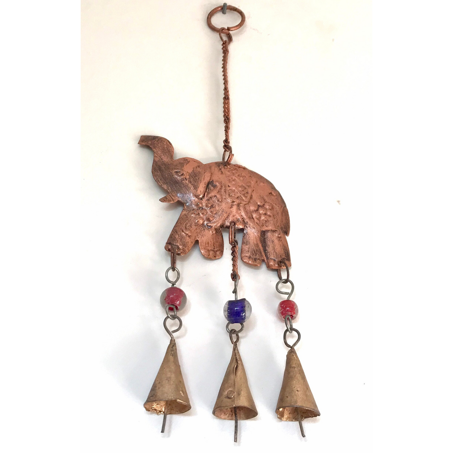 Hanging Brass Elephant Wind Chime