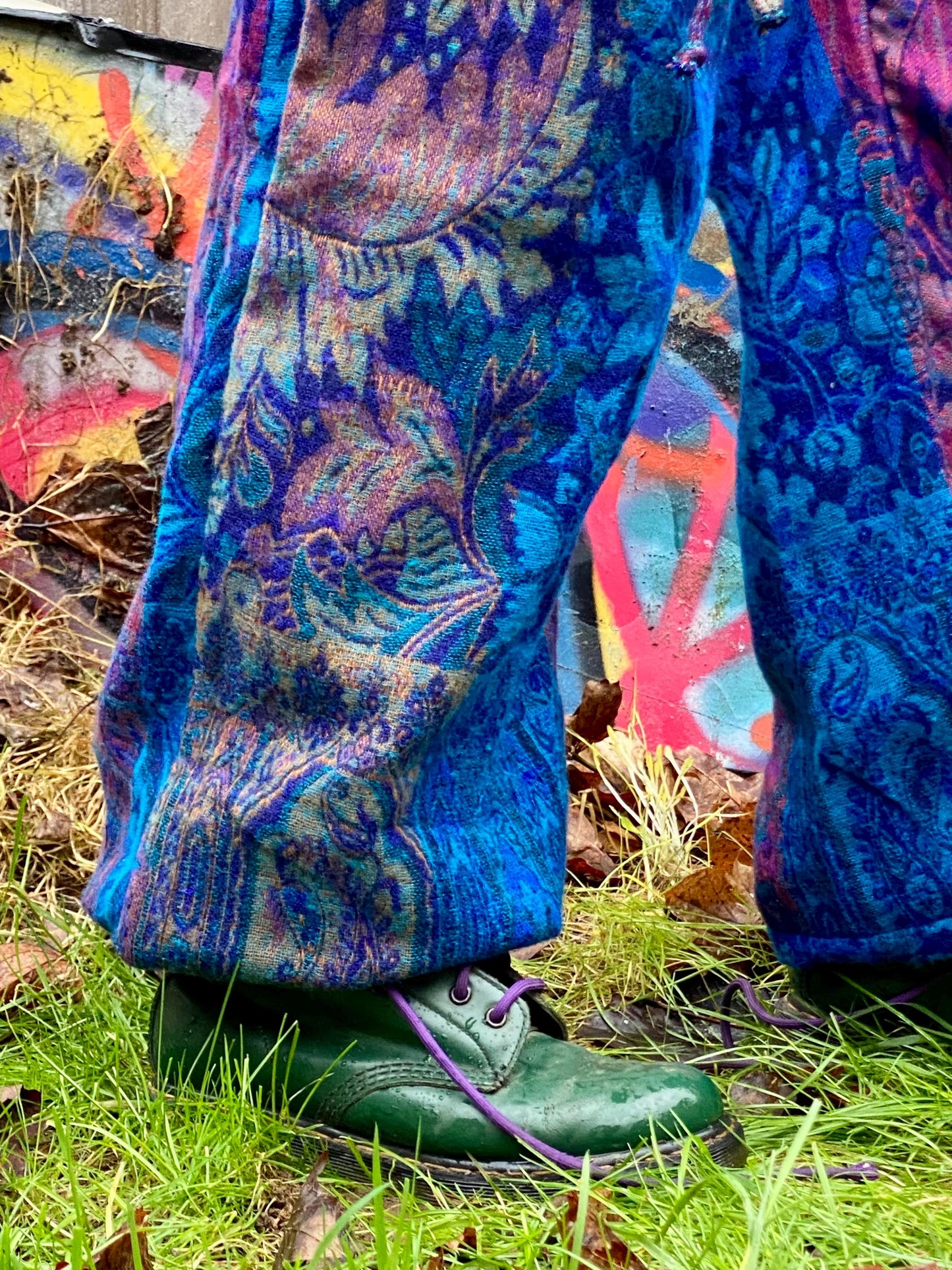 Cosy Warm Winter Blanket Trousers - Hyacinth