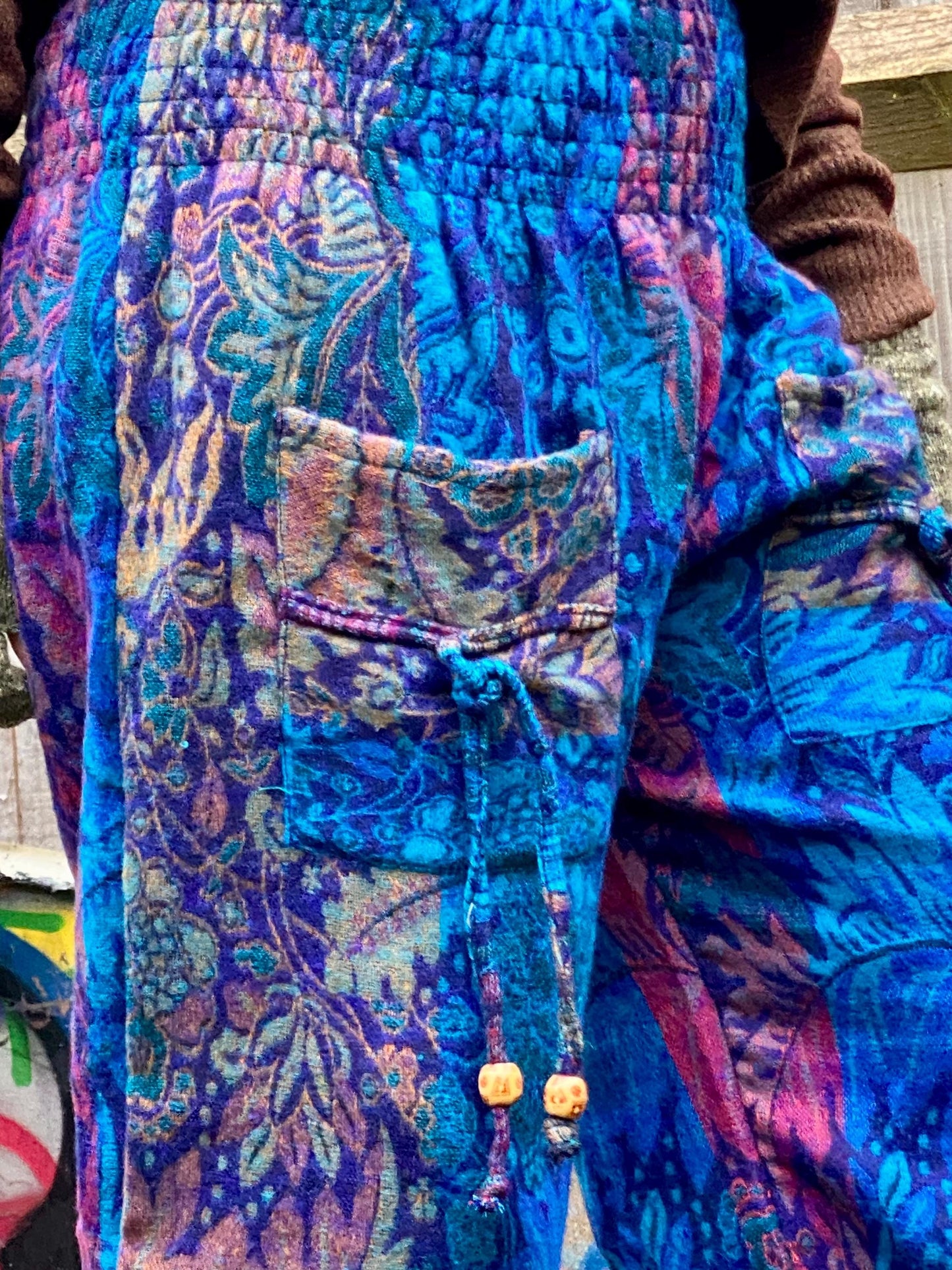 Cosy Warm Winter Blanket Trousers - Hyacinth