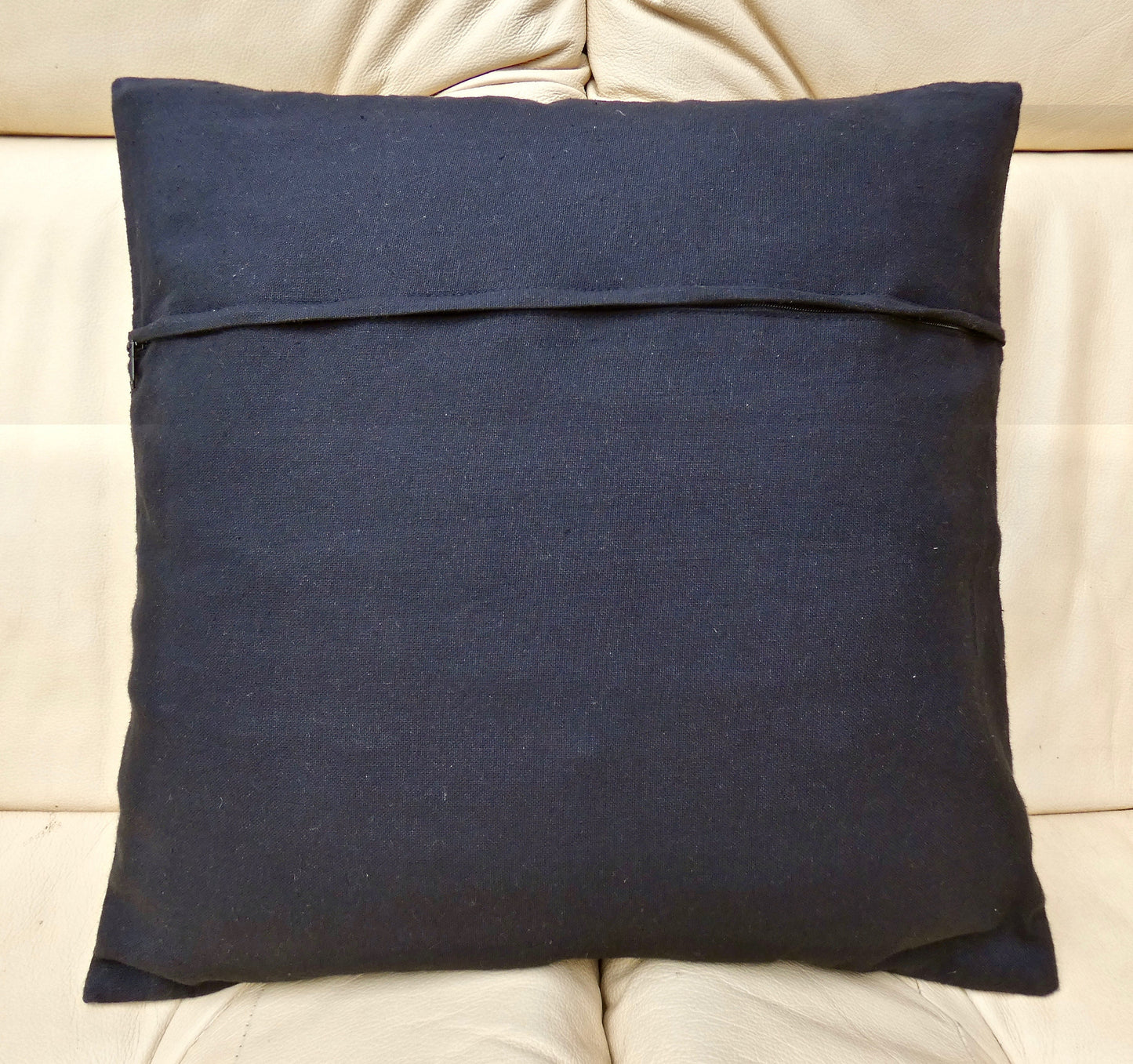Mocha Embroidered Thai Cushion Cover