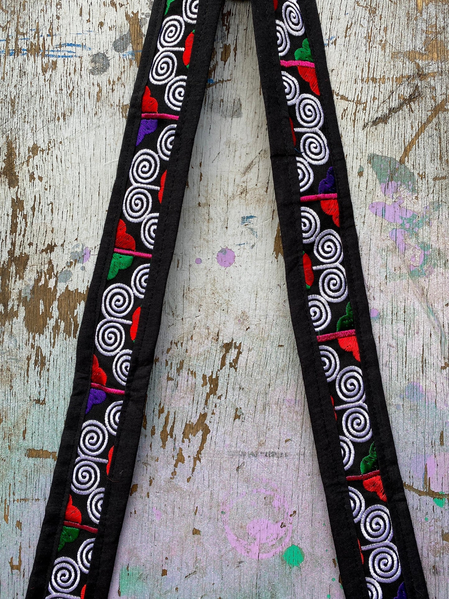 Colourful Embroidered Hmong Shoulder Bag