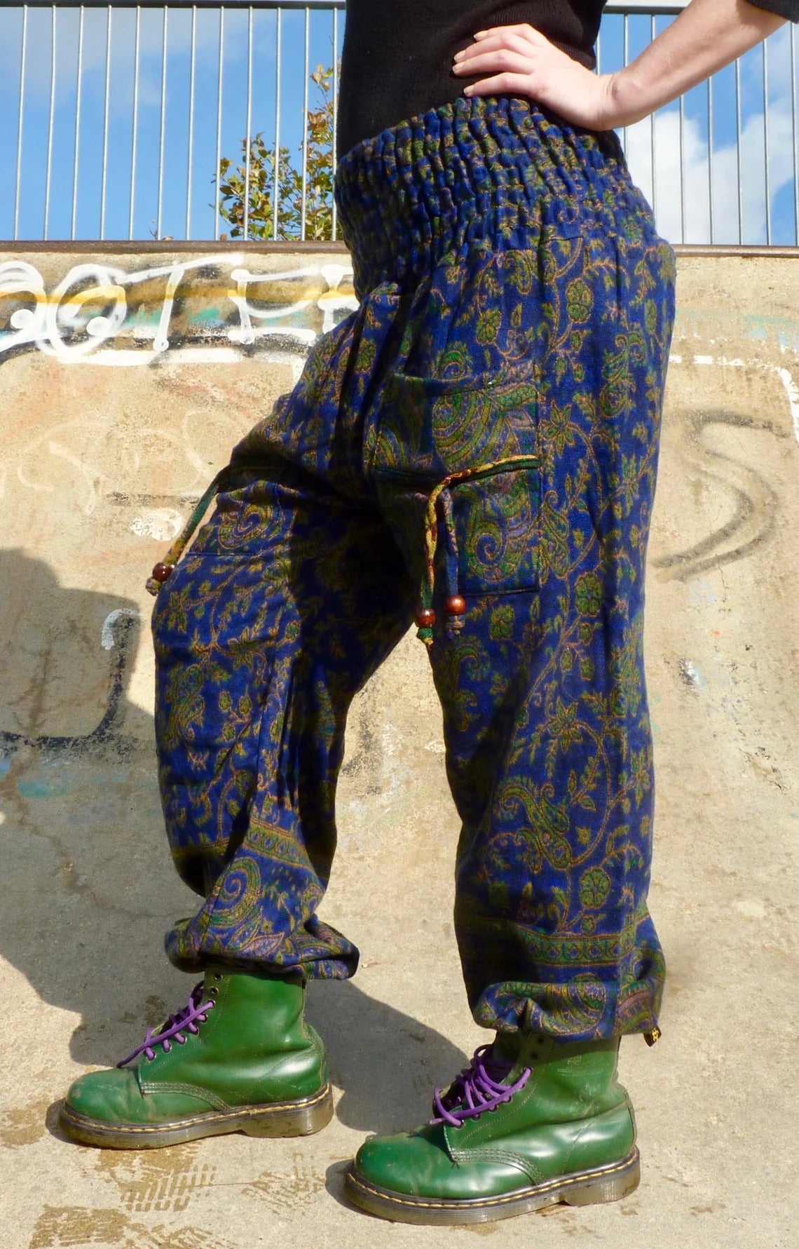 Cosy Warm Winter Blanket Trousers - Spruce