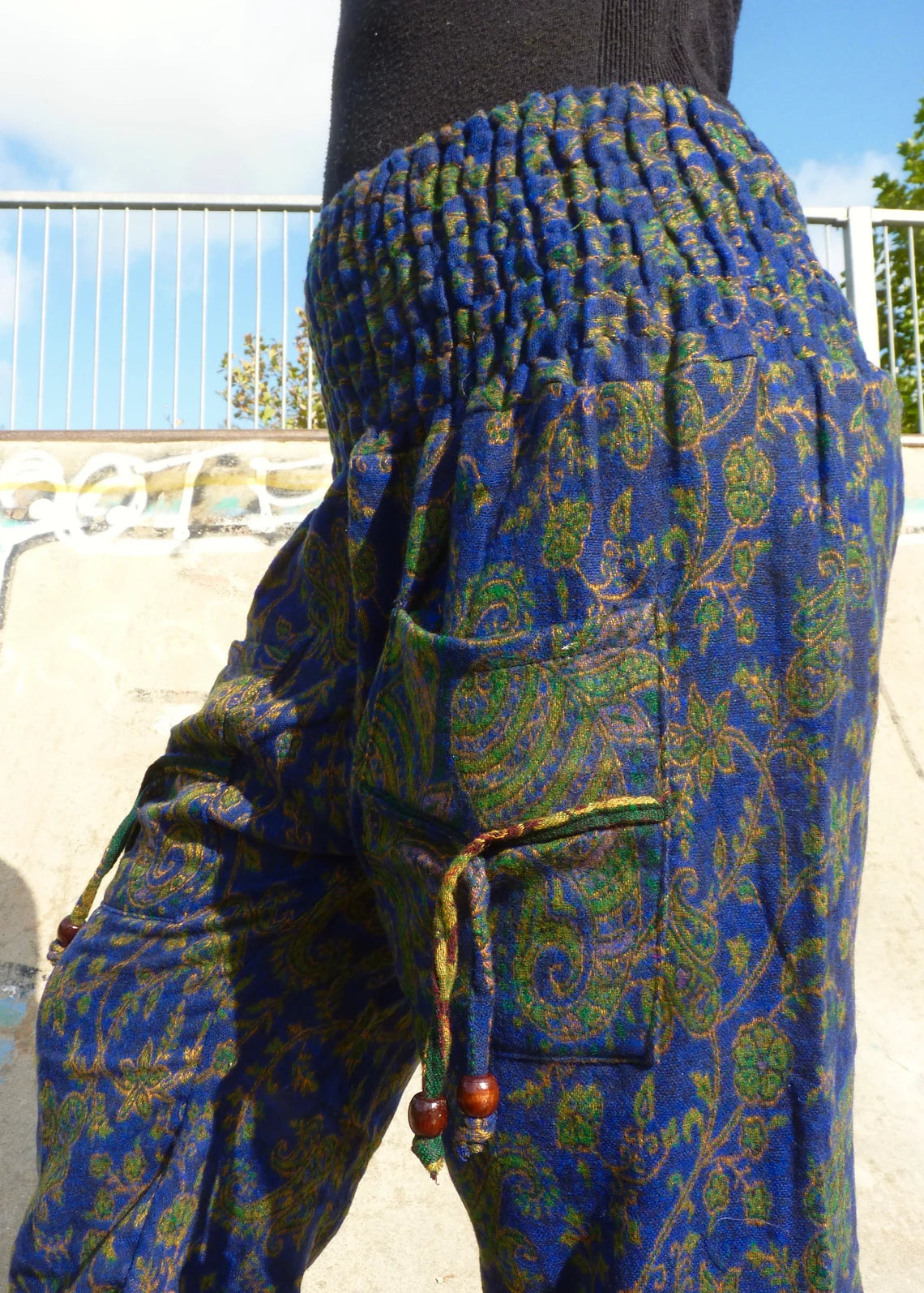 Cosy Warm Winter Blanket Trousers - Spruce