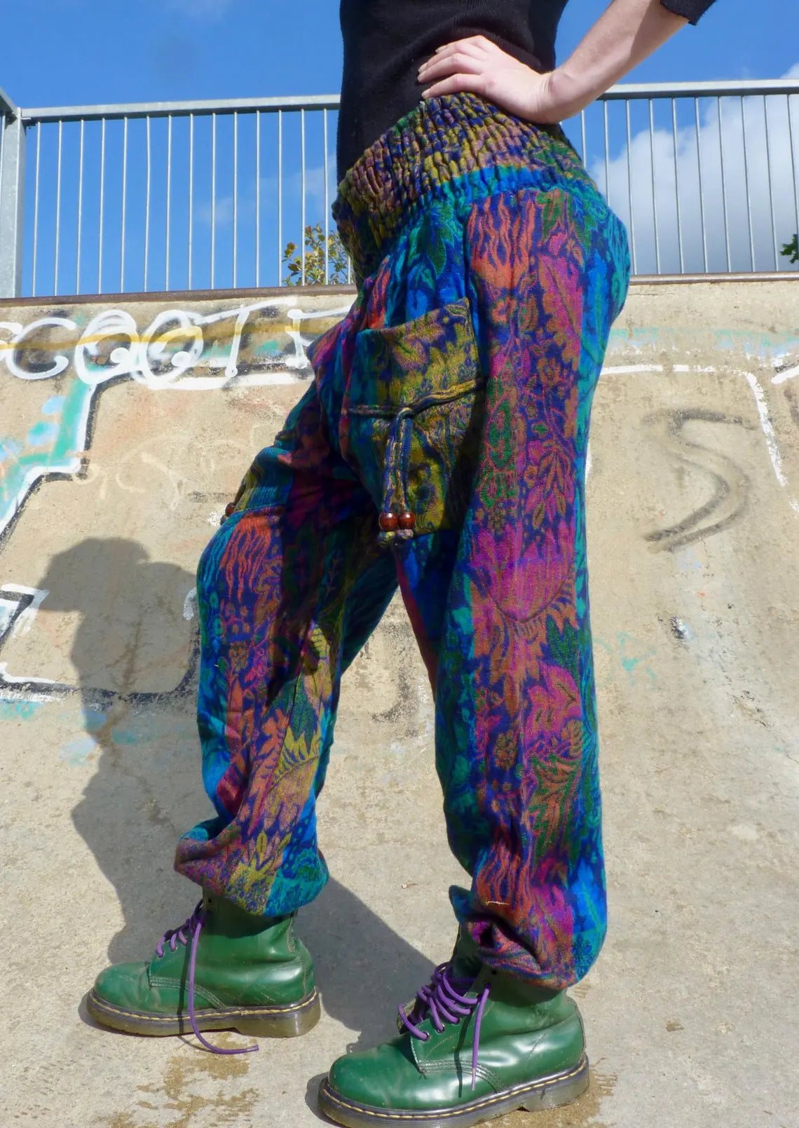 Cosy Warm Winter Blanket Trousers - Crocus