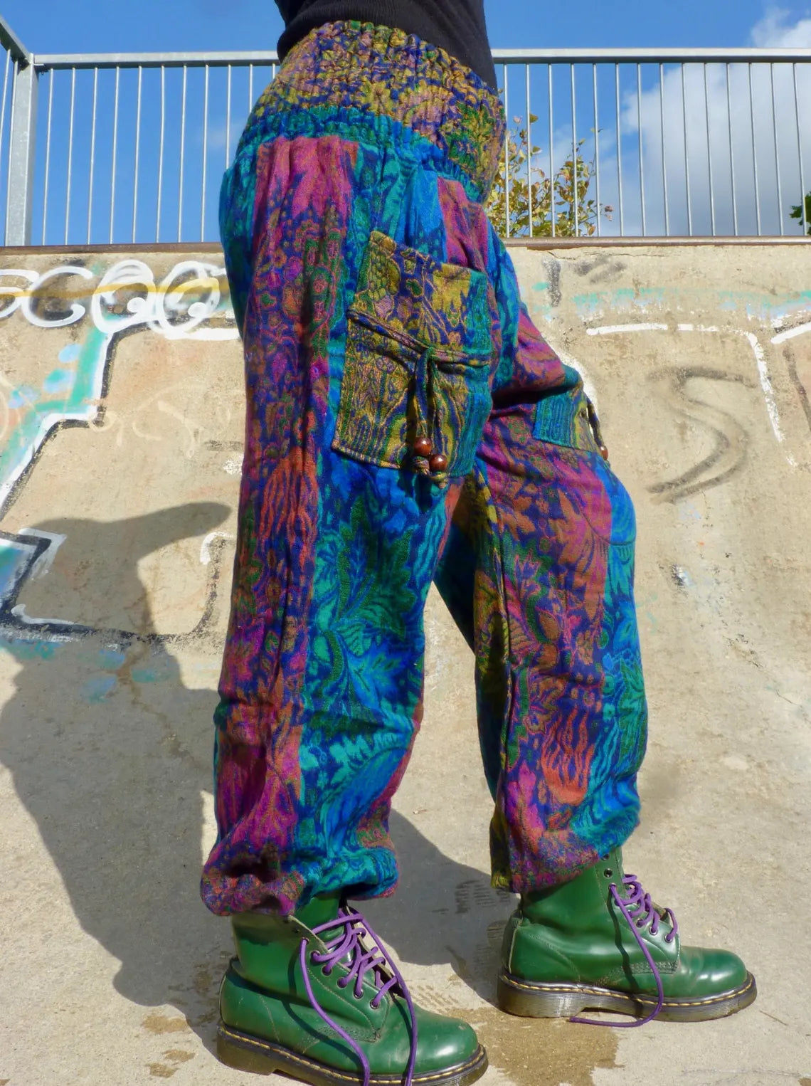 Cosy Warm Winter Blanket Trousers - Crocus