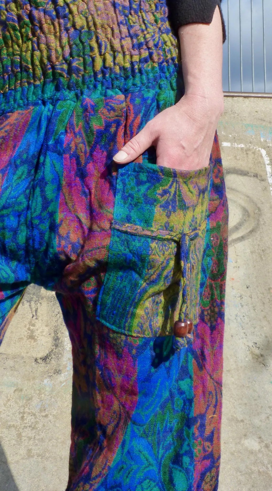 Cosy Warm Winter Blanket Trousers - Crocus