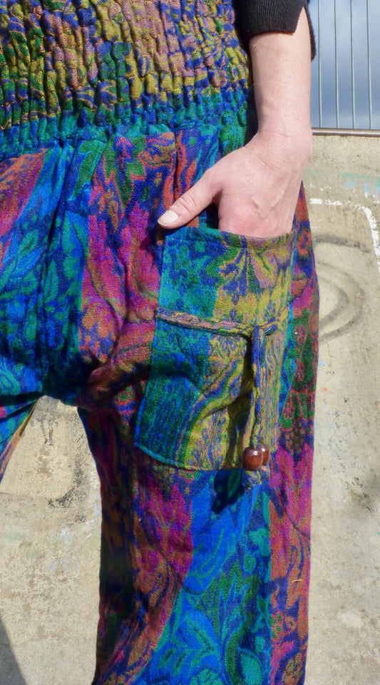 Cosy Warm Winter Blanket Trousers - Crocus