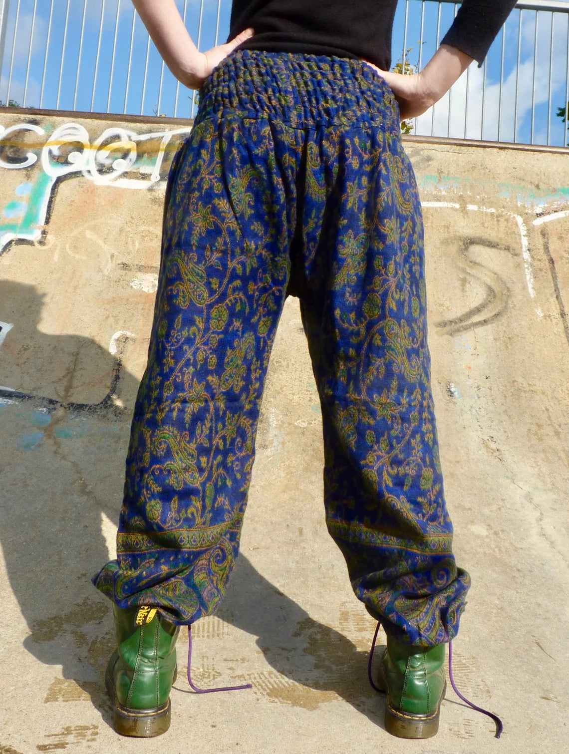 Cosy Warm Winter Blanket Trousers - Spruce