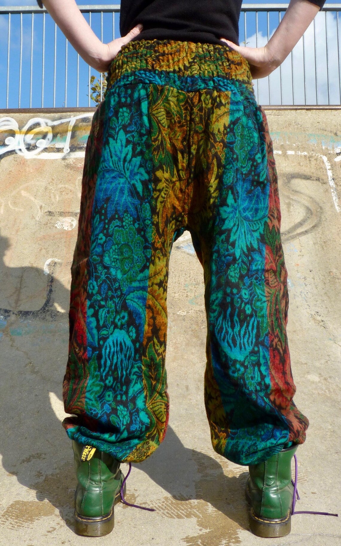 Cosy Warm Winter Blanket Trousers - Evergreen