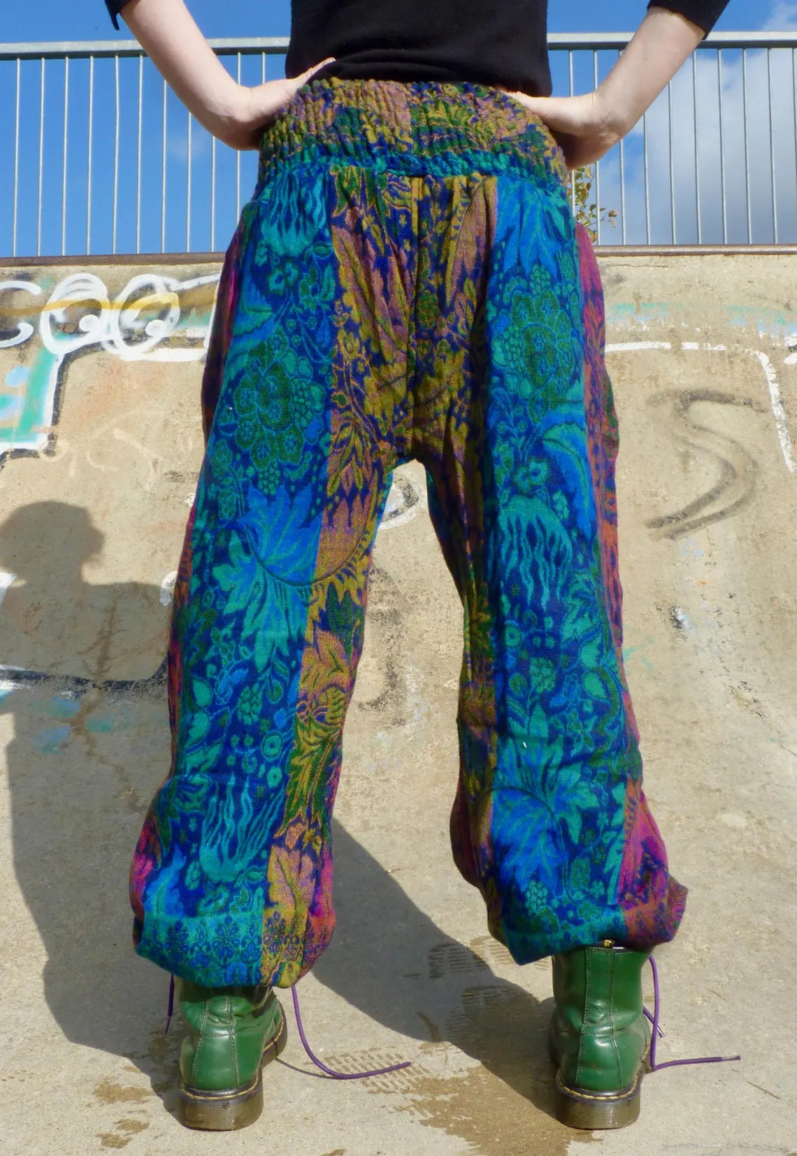 Cosy Warm Winter Blanket Trousers - Crocus