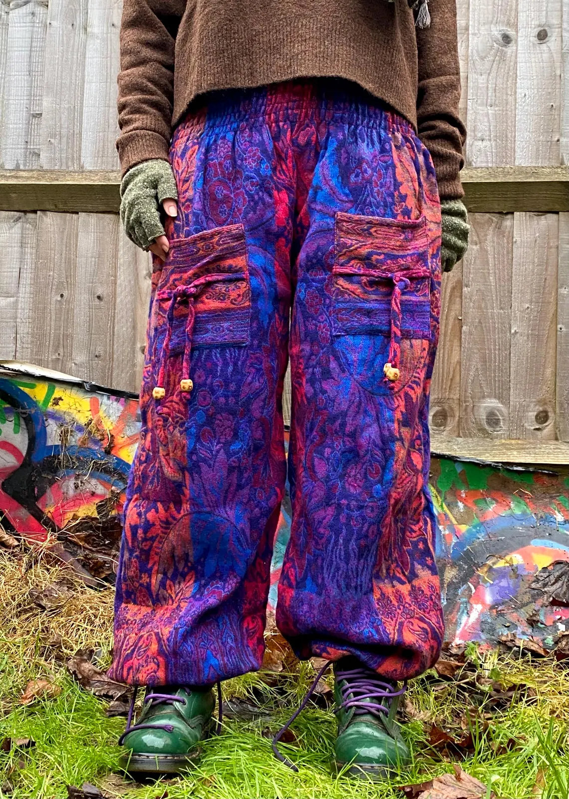 Cosy Warm Winter Blanket Trousers - Evensong