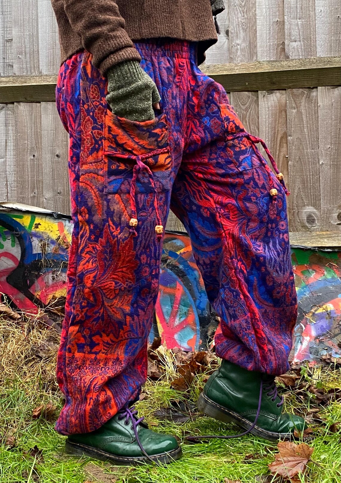 Cosy Warm Winter Blanket Trousers - Blaze