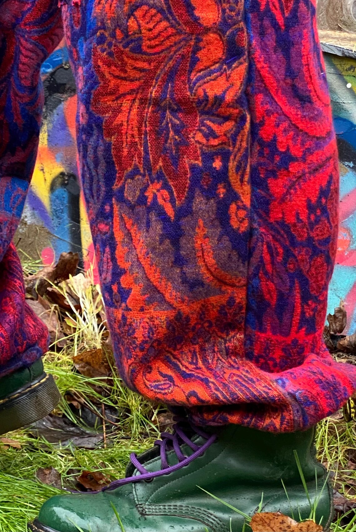 Cosy Warm Winter Blanket Trousers - Blaze