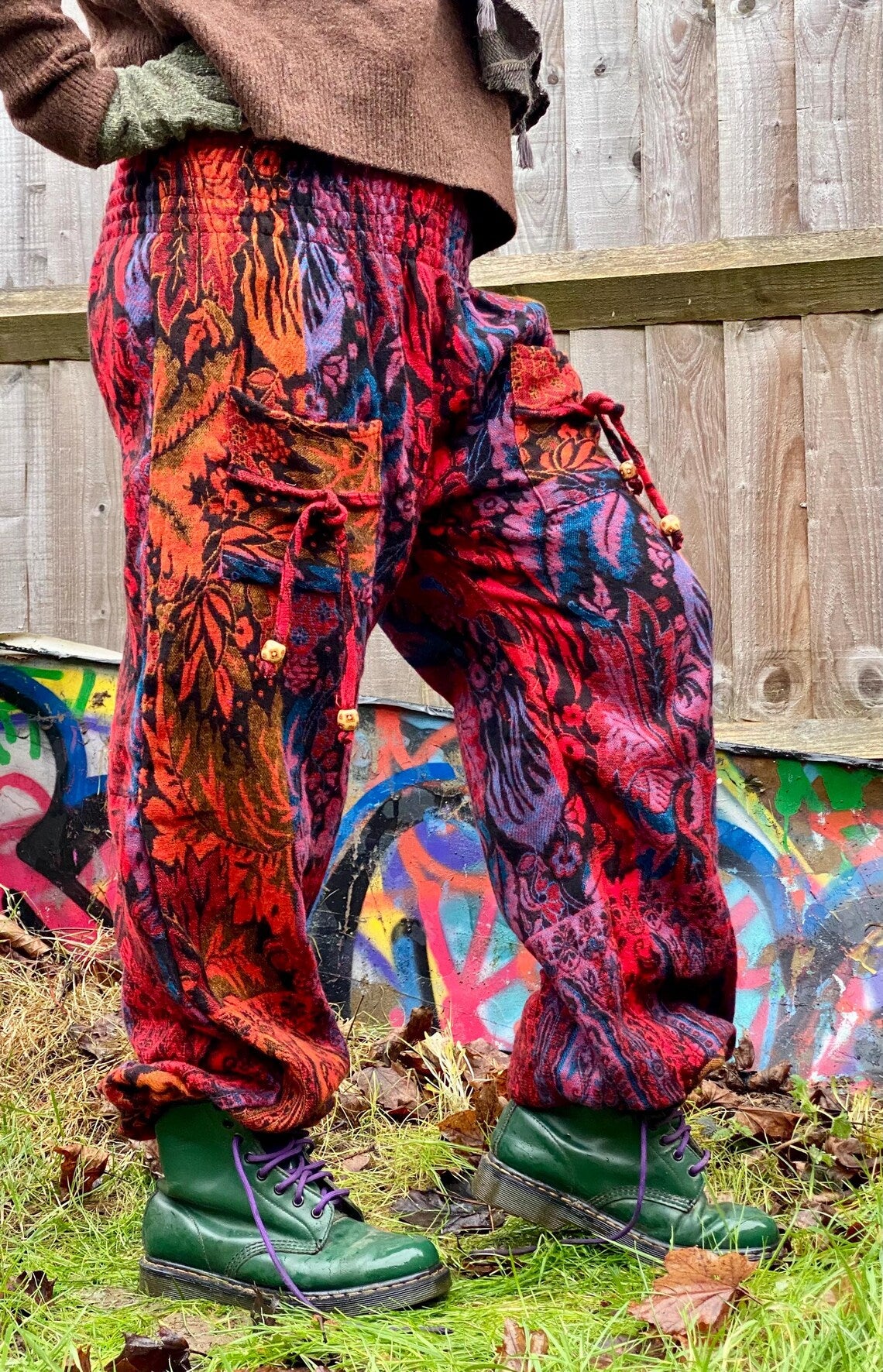 Cosy Warm Winter Blanket Trousers - Fireburst