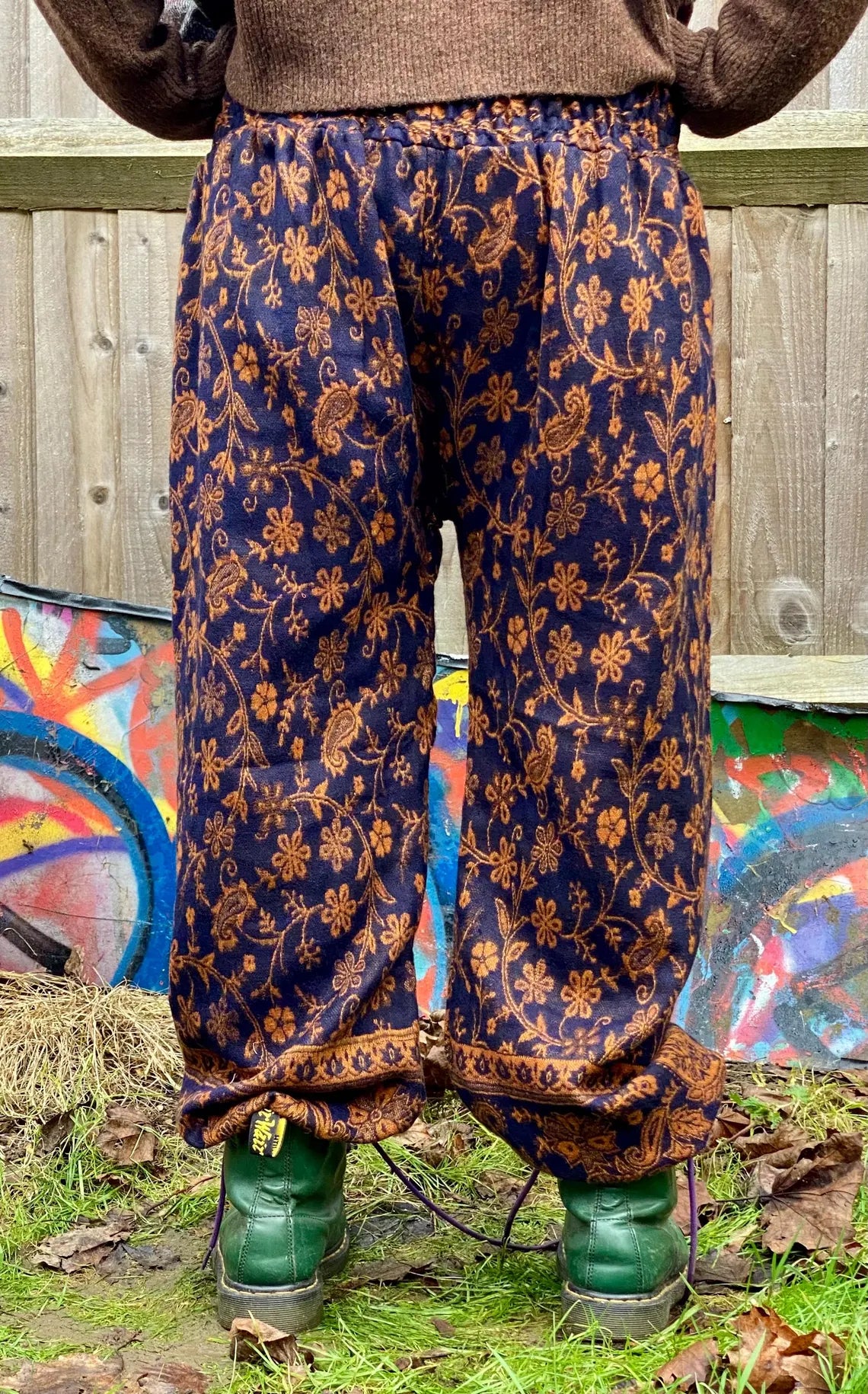 Cosy Warm Winter Blanket Trousers - French Navy