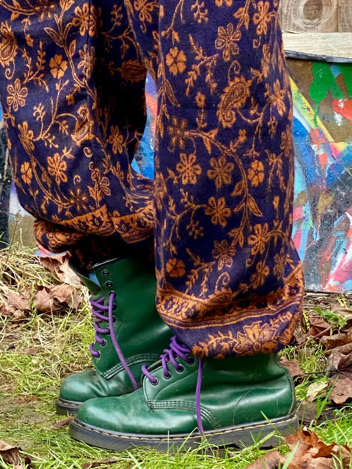 Cosy Warm Winter Blanket Trousers - French Navy