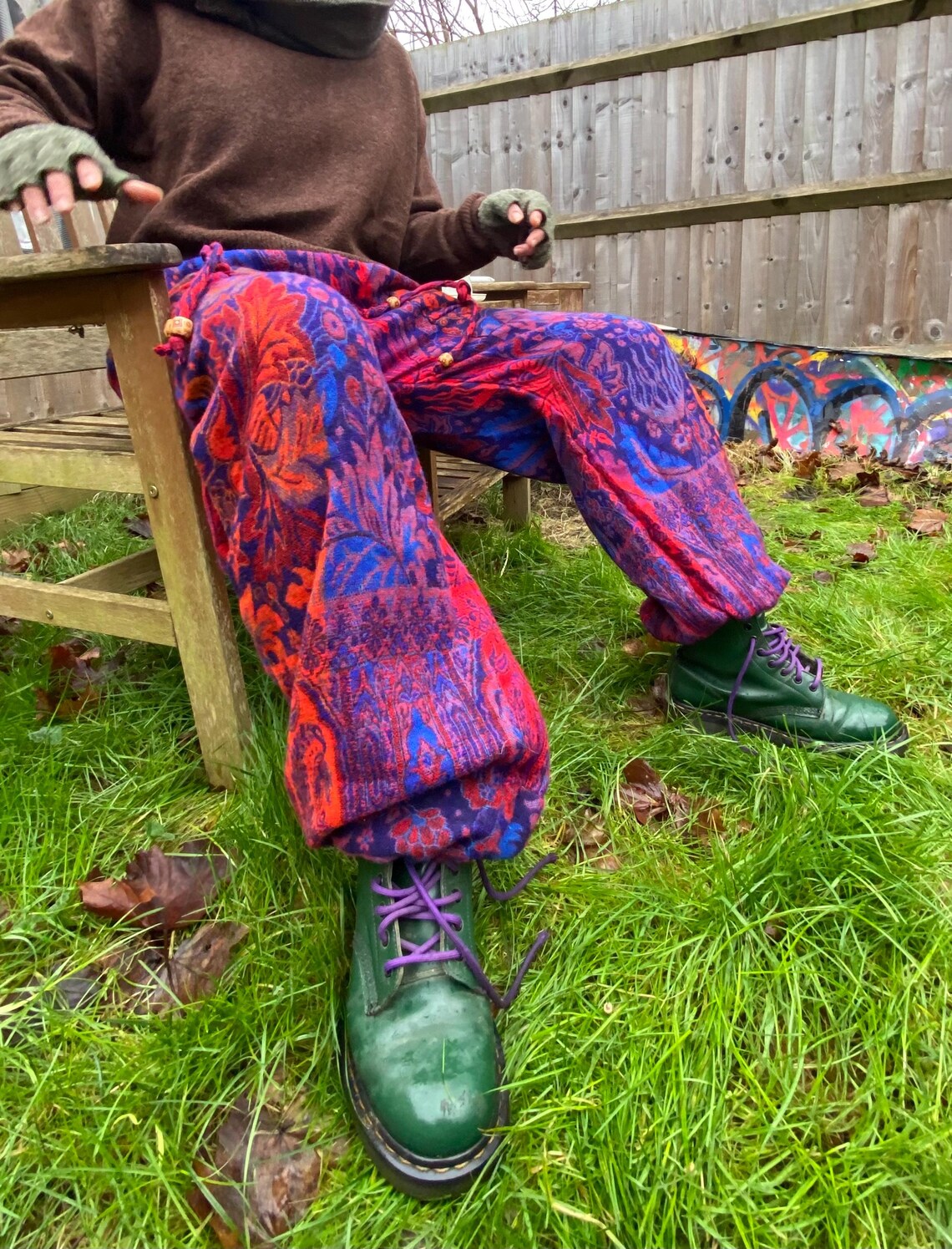 Cosy Warm Winter Blanket Trousers - Blaze