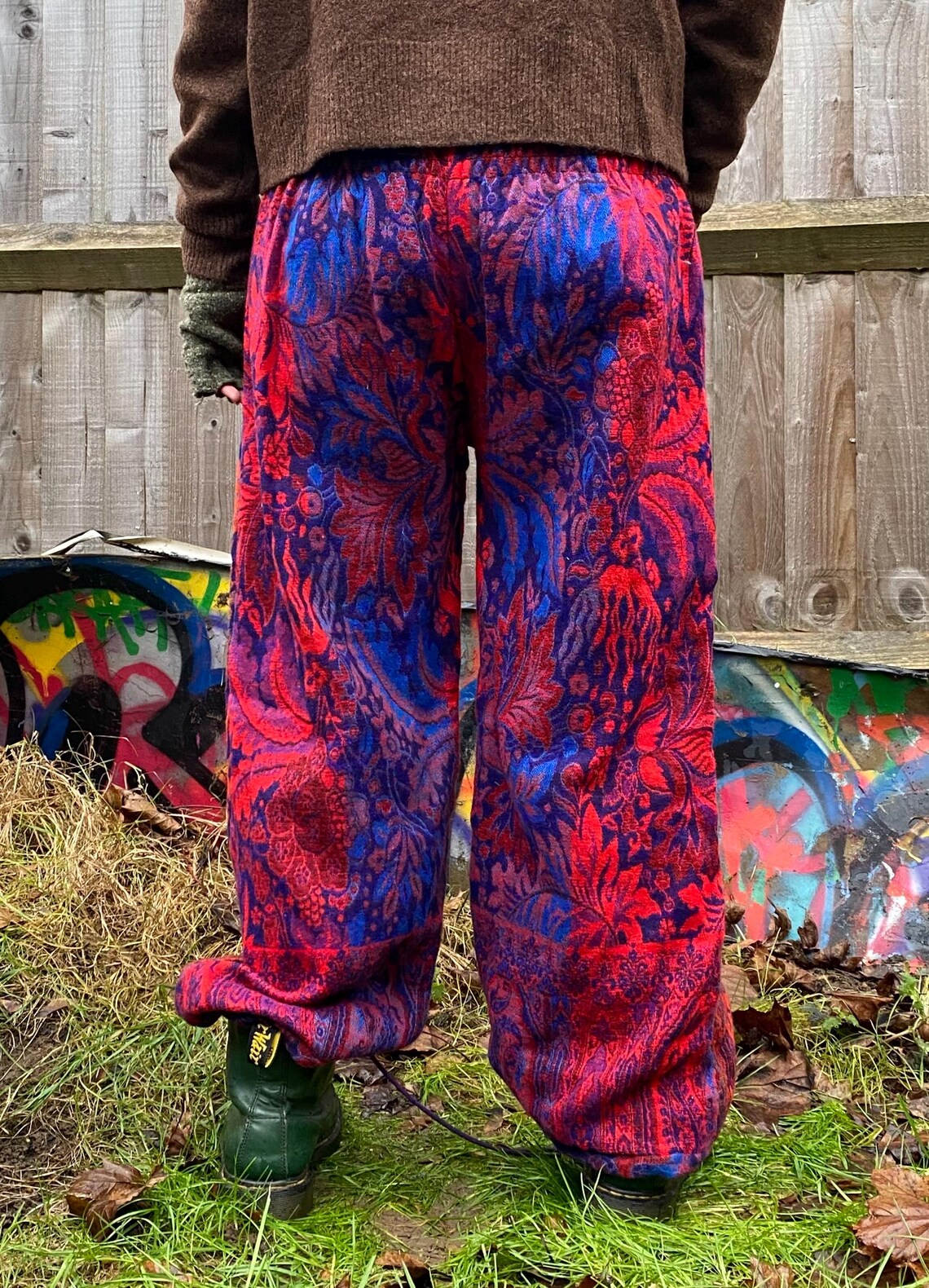 Cosy Warm Winter Blanket Trousers - Blaze
