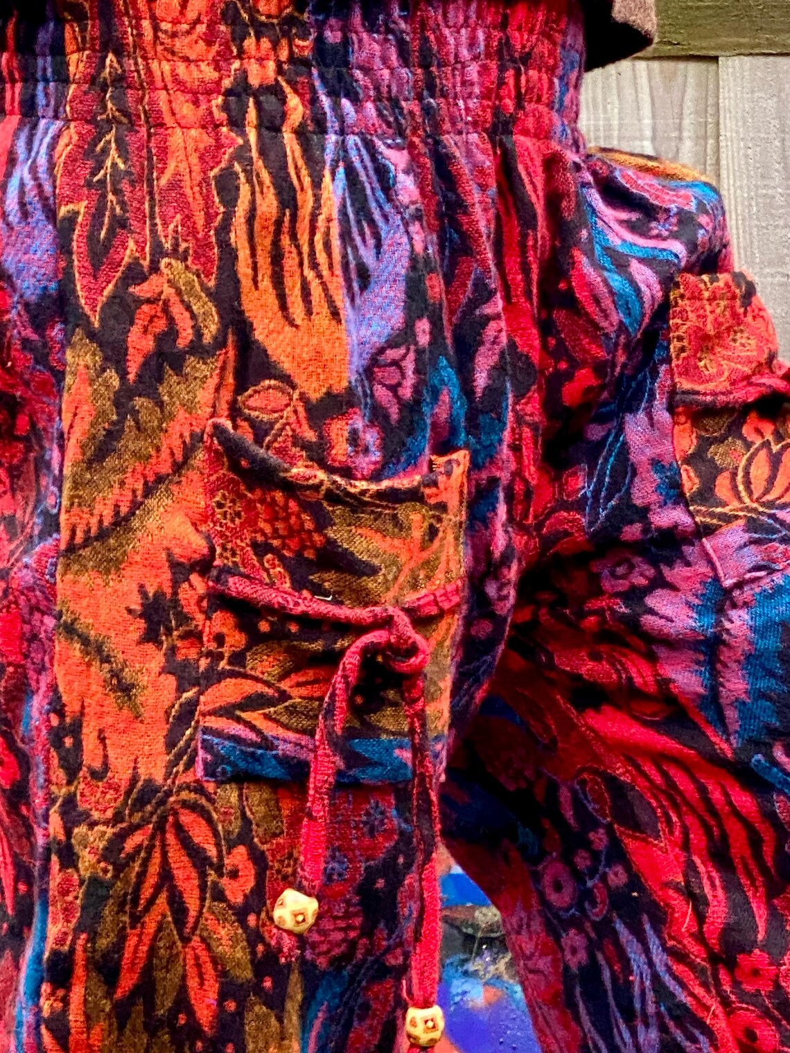 Cosy Warm Winter Blanket Trousers - Fireburst