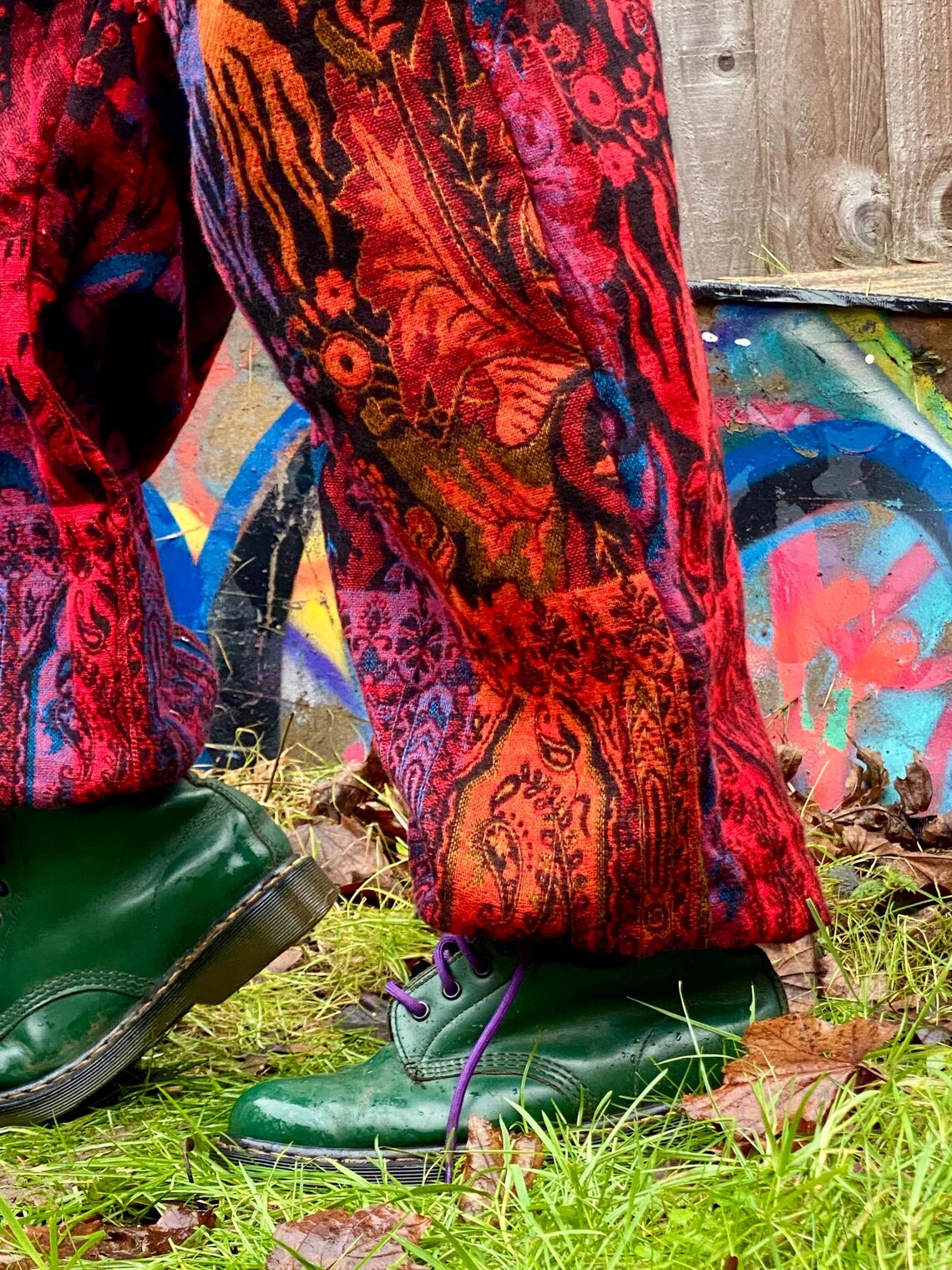 Cosy Warm Winter Blanket Trousers - Fireburst