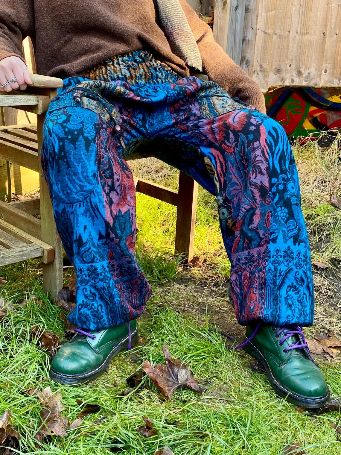 Cosy Warm Winter Blanket Trousers - Cosmos