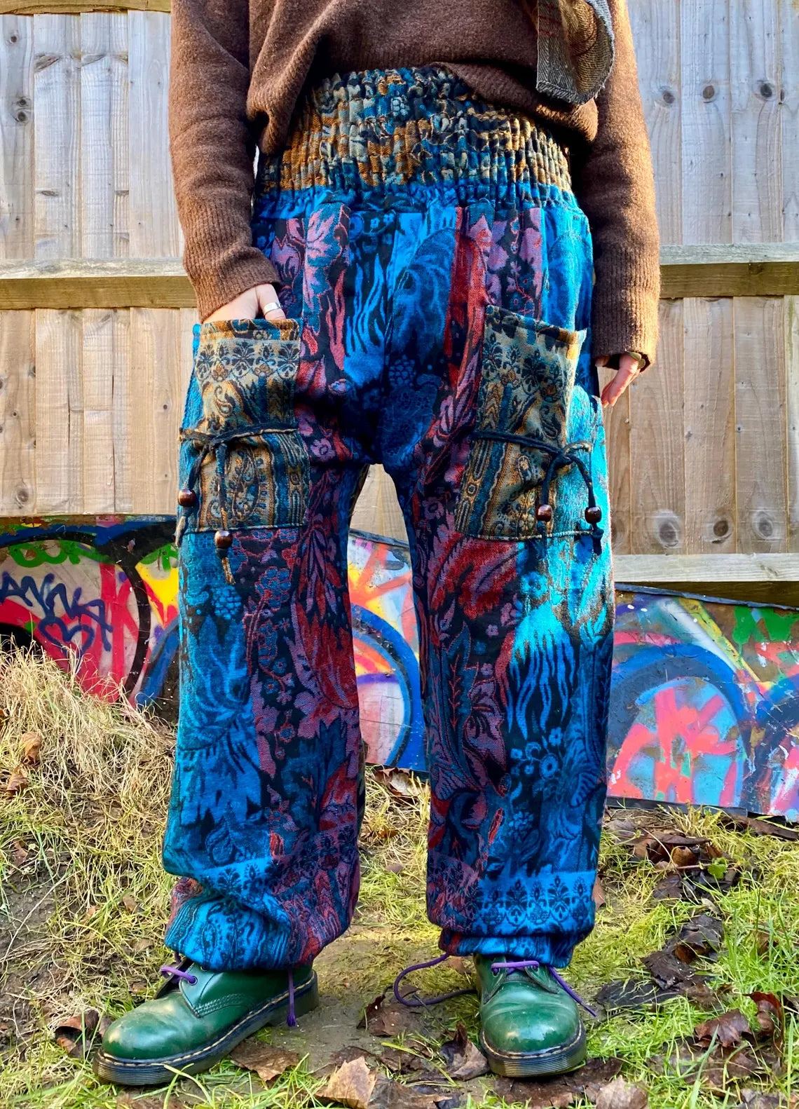 Cosy Warm Winter Blanket Trousers - Cosmos