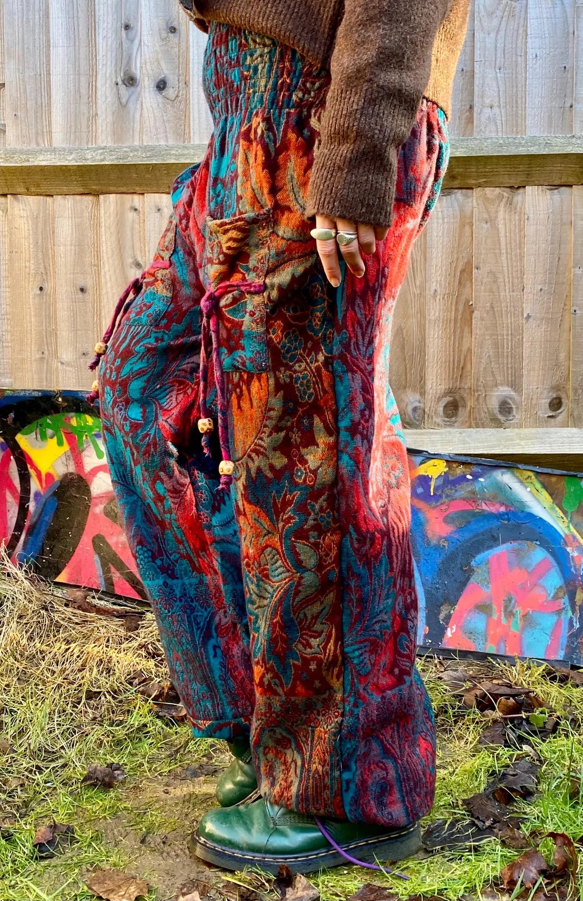 Cosy Warm Winter Blanket Trousers - Conker