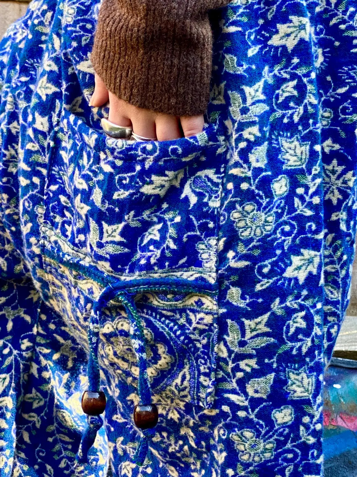 Extra Thick Cosy Warm Winter Blanket Trousers - Royal Blue