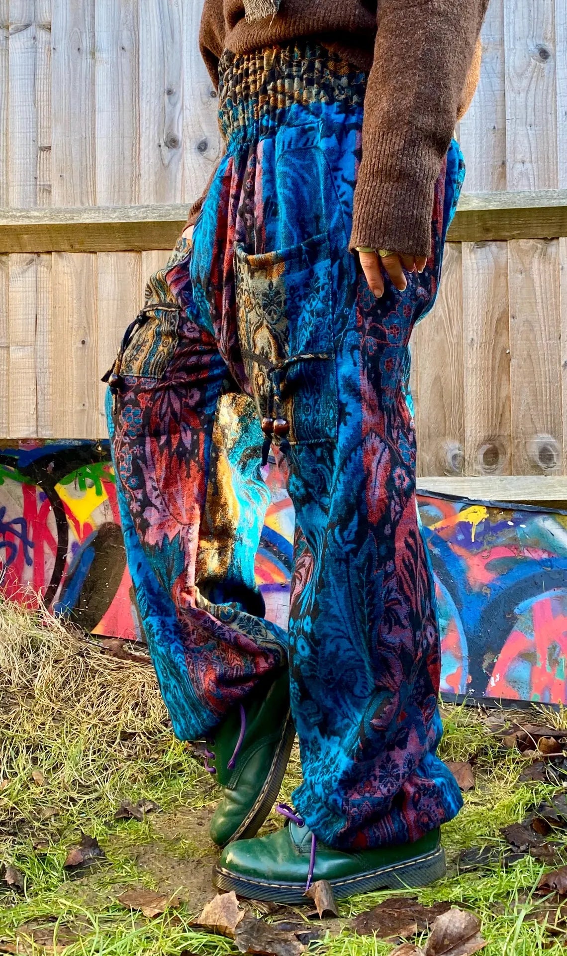 Cosy Warm Winter Blanket Trousers - Cosmos