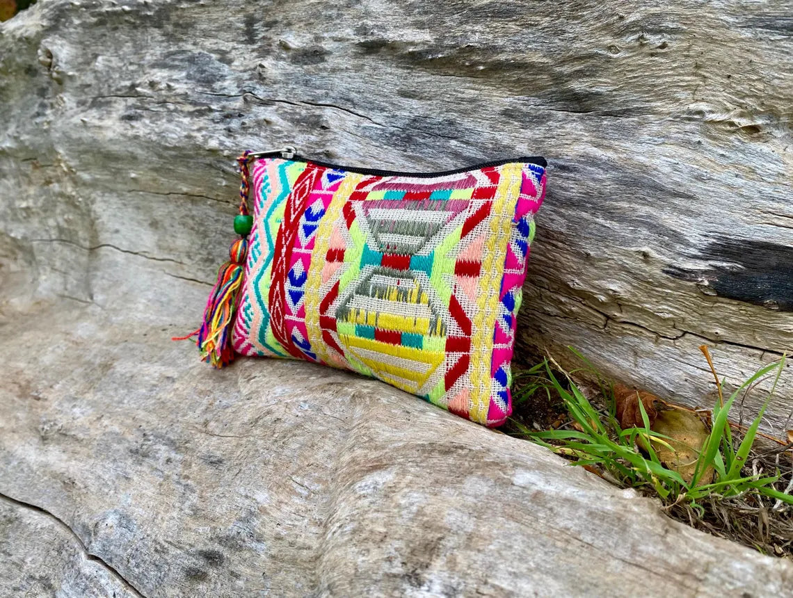 Upcycled Hand-loomed Purse - Sunrise