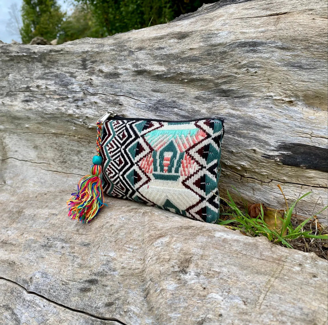 Upcycled Hand-loomed Purse - Dusk