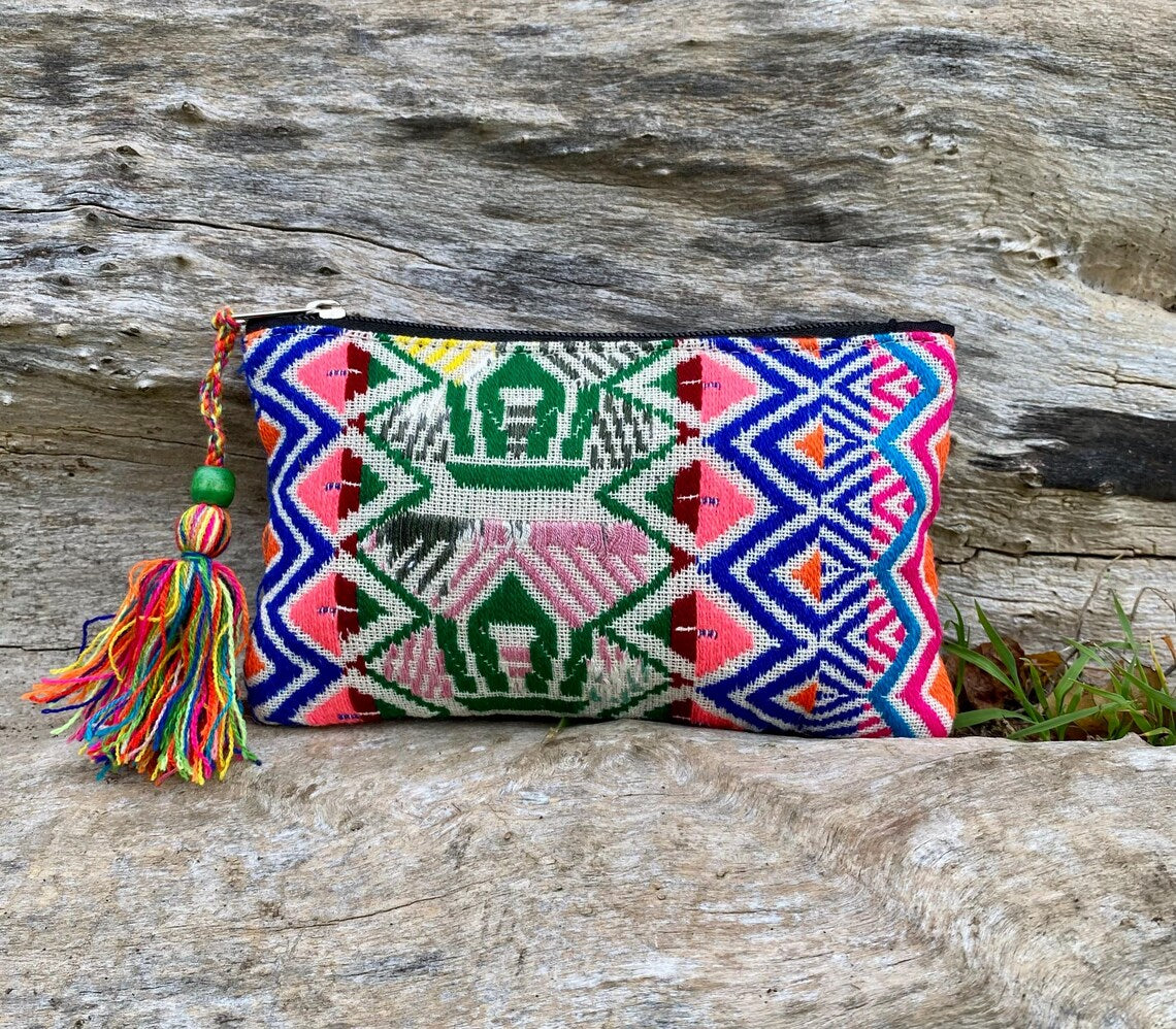 Upcycled Hand-loomed Purse - Mangrove
