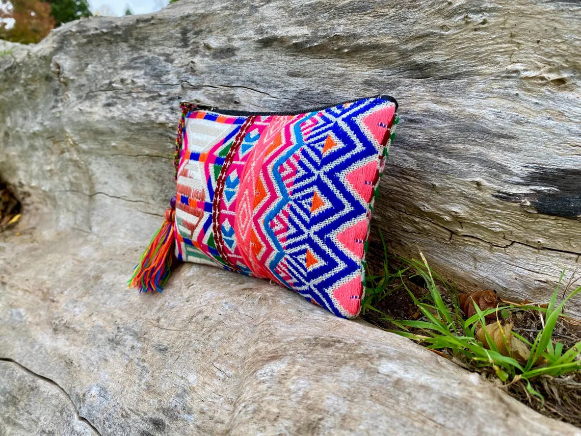 Upcycled Hand-loomed Purse - Sunset