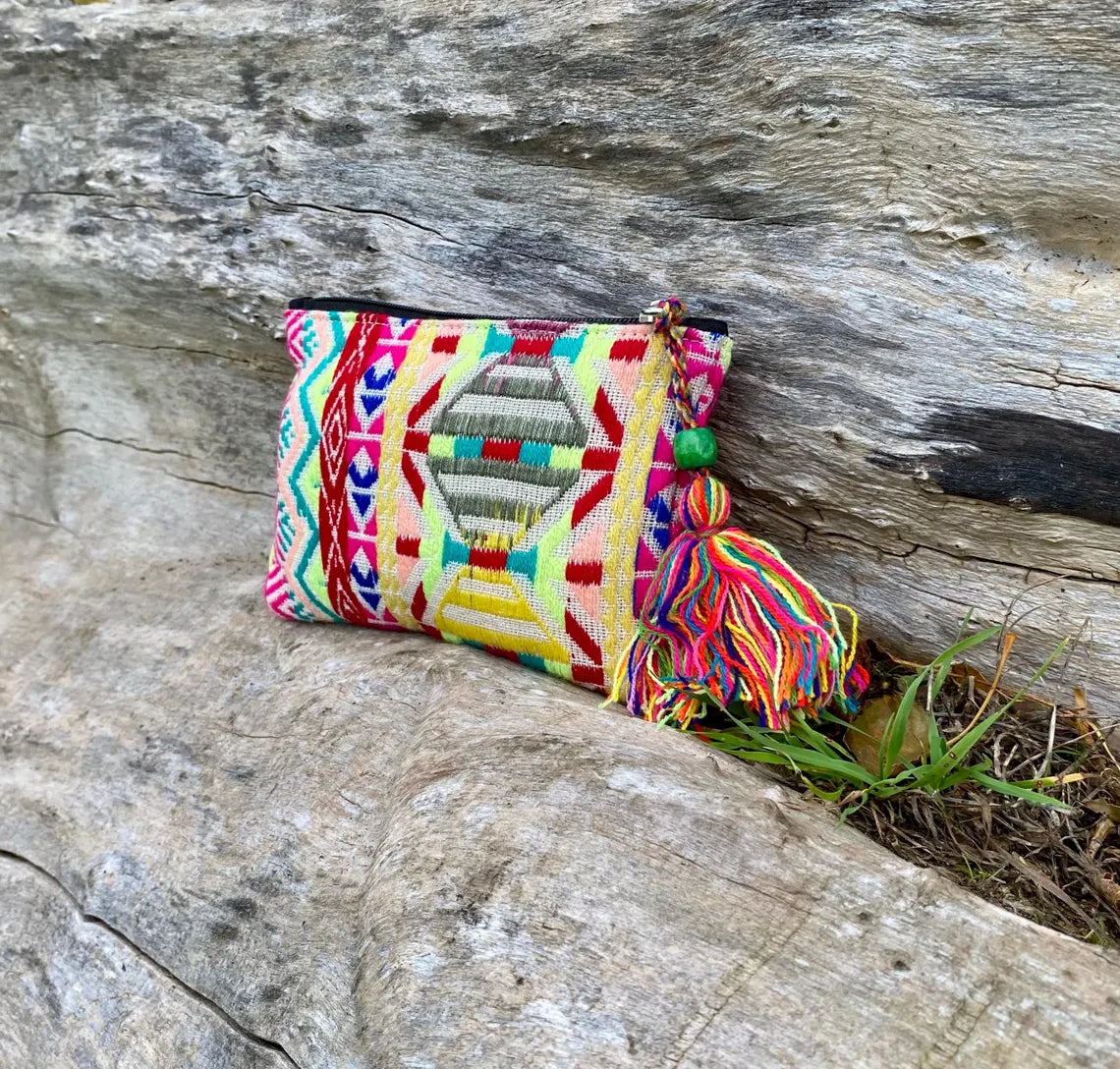 Upcycled Hand-loomed Purse - Sunrise