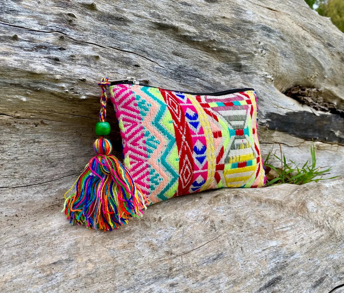 Upcycled Hand-loomed Purse - Sunrise