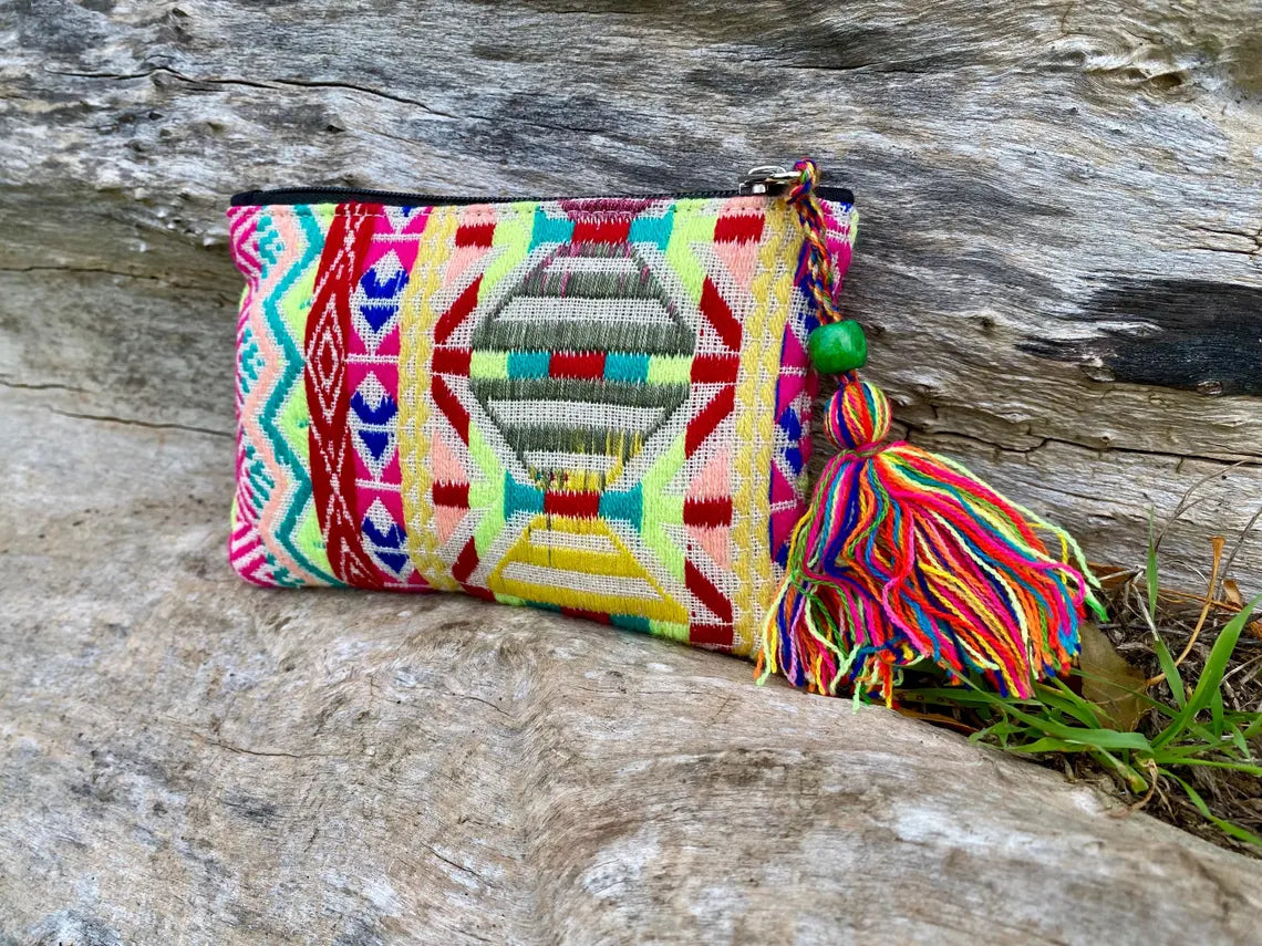 Upcycled Hand-loomed Purse - Sunrise