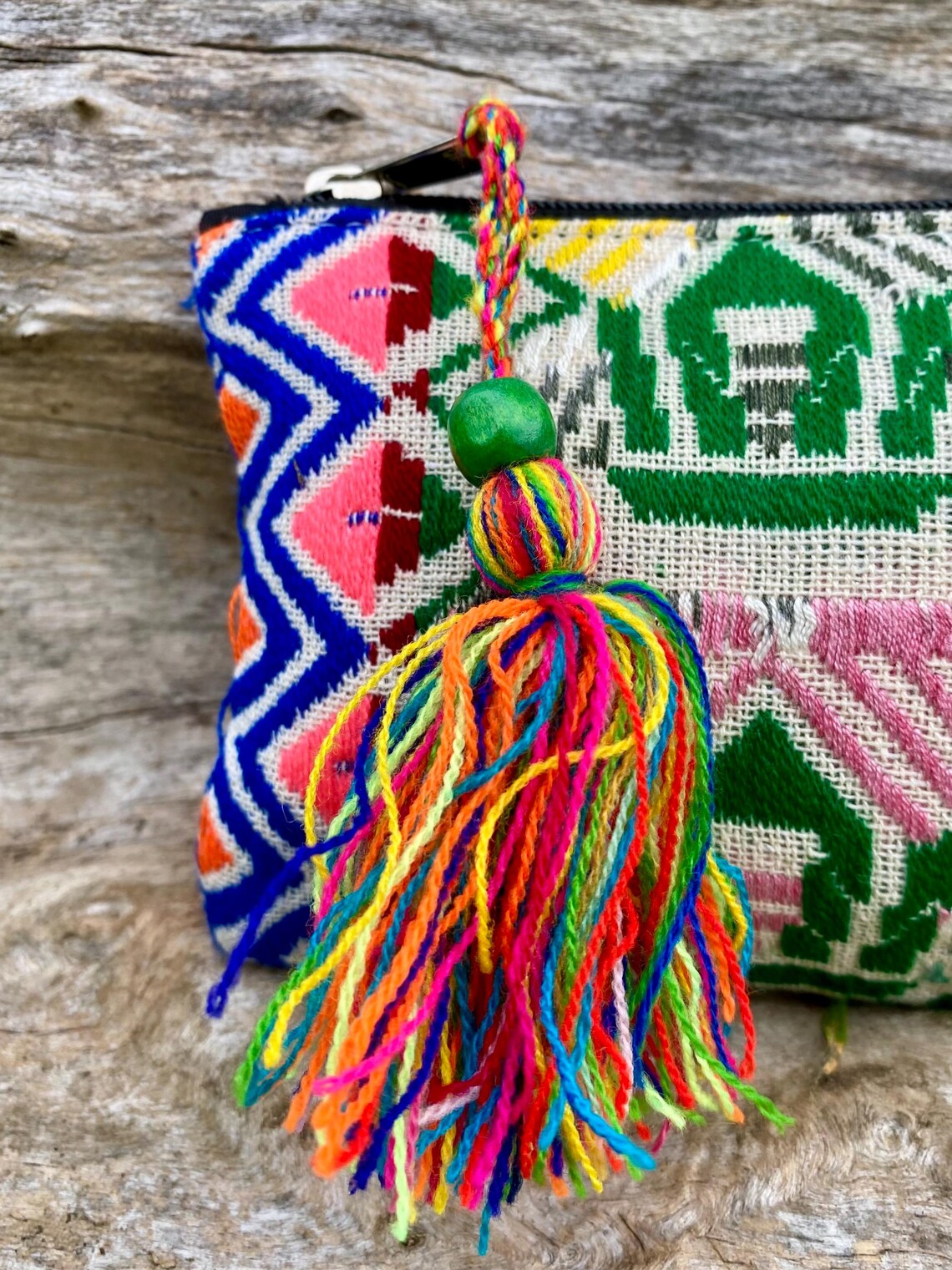 Upcycled Hand-loomed Purse - Mangrove