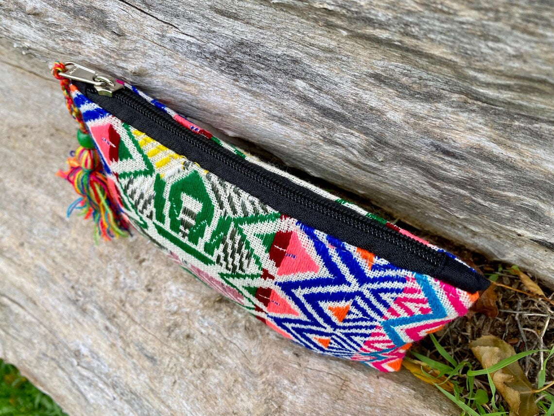 Upcycled Hand-loomed Purse - Mangrove