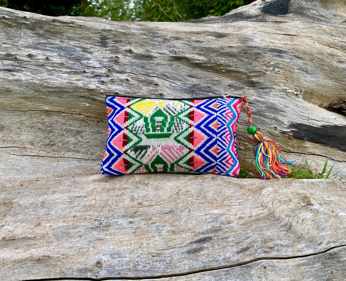 Upcycled Hand-loomed Purse - Mangrove