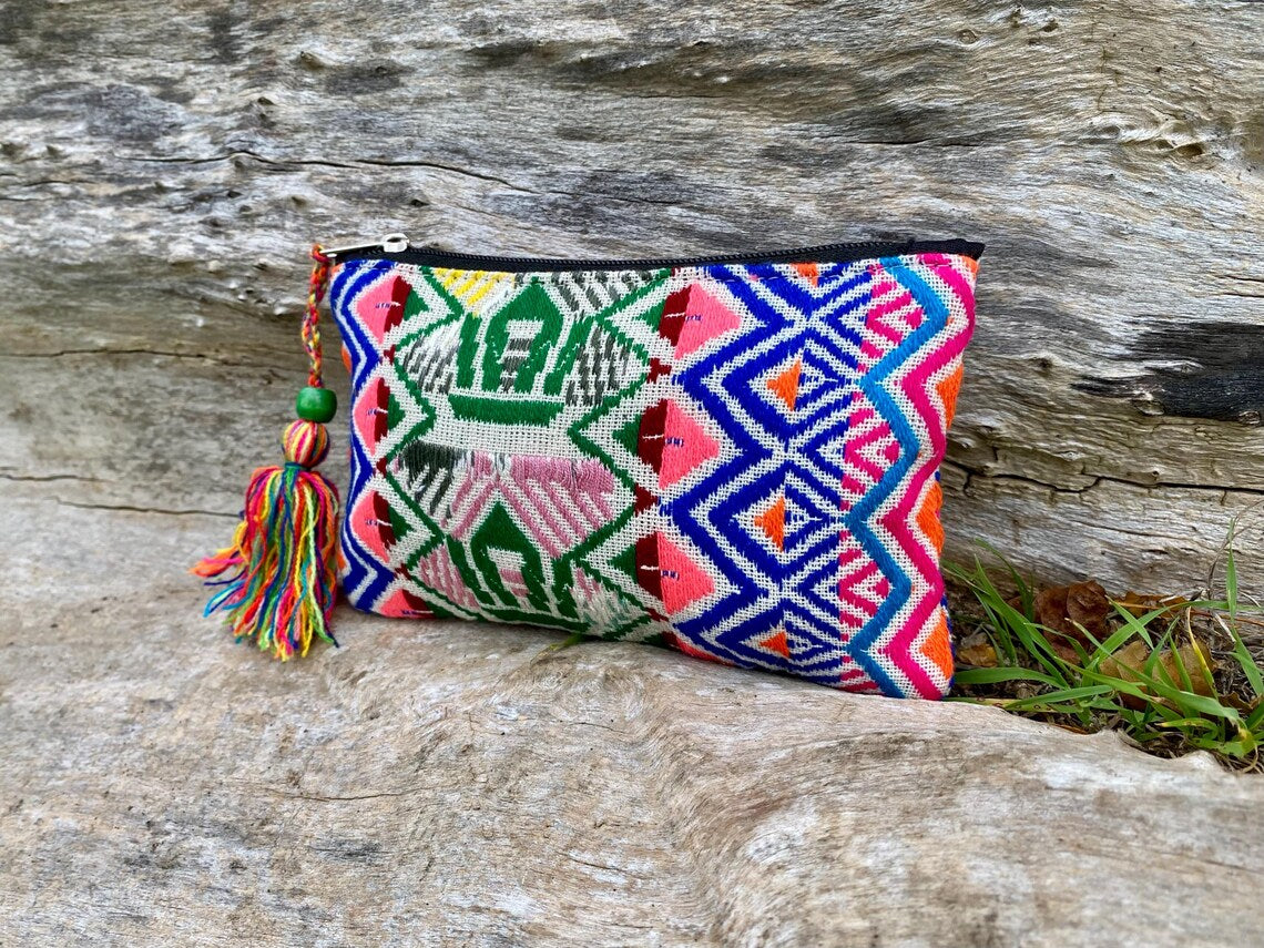 Upcycled Hand-loomed Purse - Mangrove
